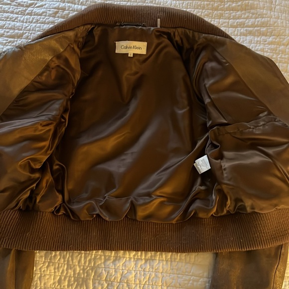 Calvin Klein leather jacket - Picture 3 of 3